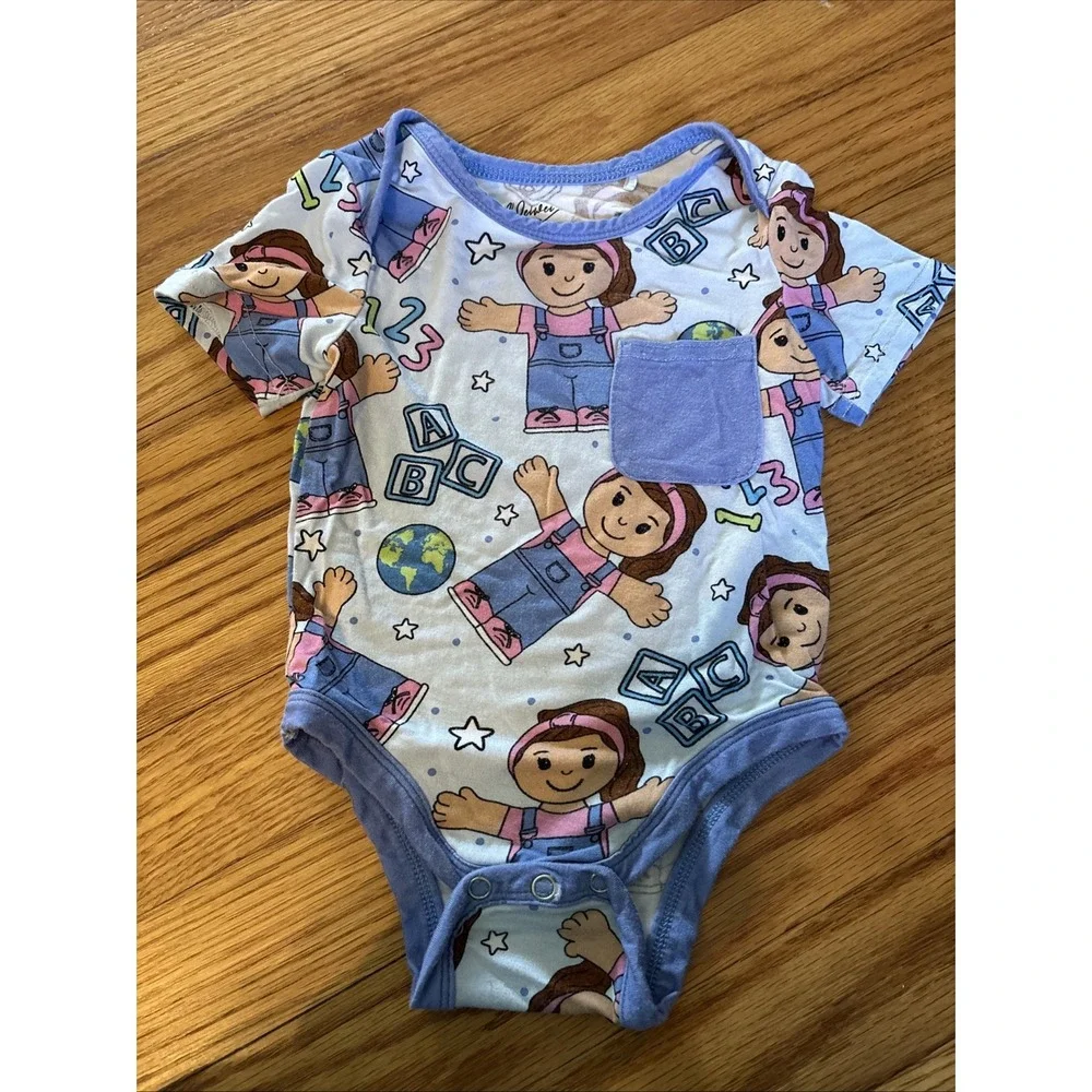 Ms. Rachel Baby Girl Clothes Onsies 3-6 Months Bamboo